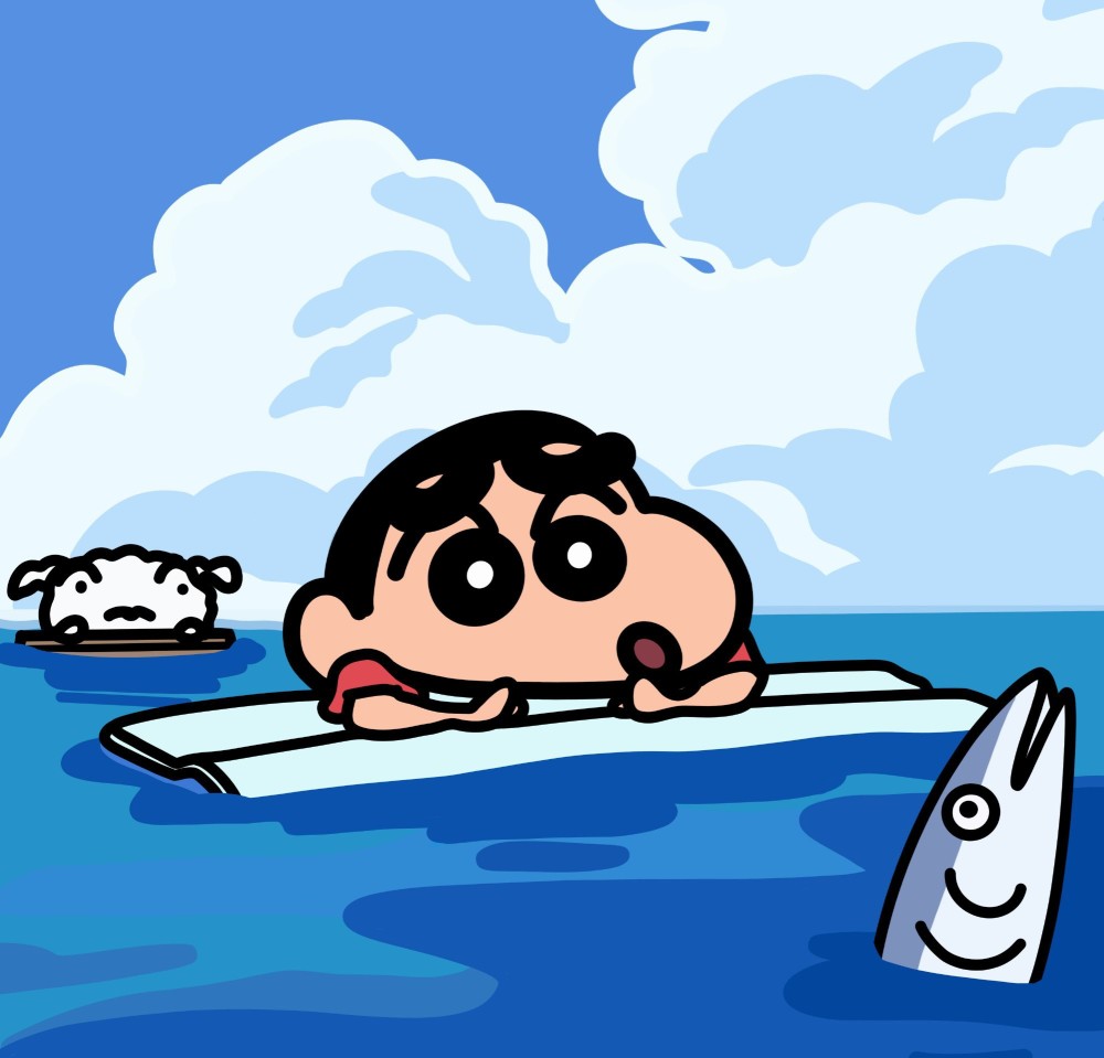 《蜡笔小新》夏日清凉头像_腾讯新闻