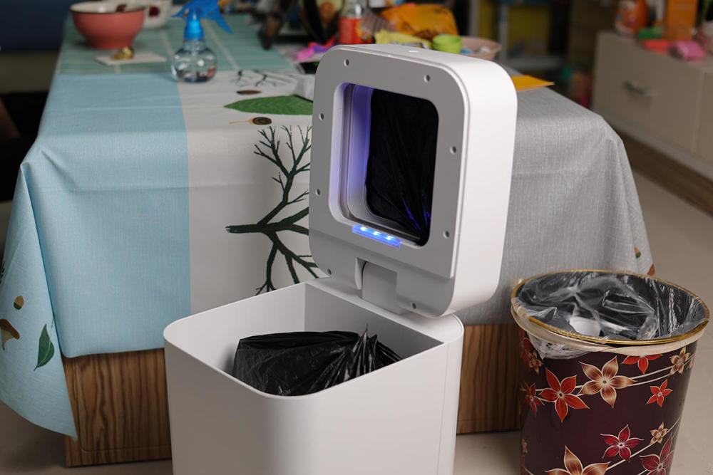 懒癌患者的福音——大容量自动打包垃圾桶_腾讯新闻