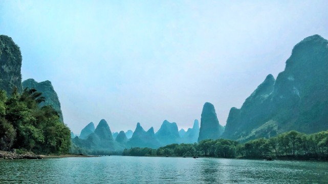 桂林山水甲天下 我喜欢悠然地在漓江畔吹吹风 你呢 腾讯新闻