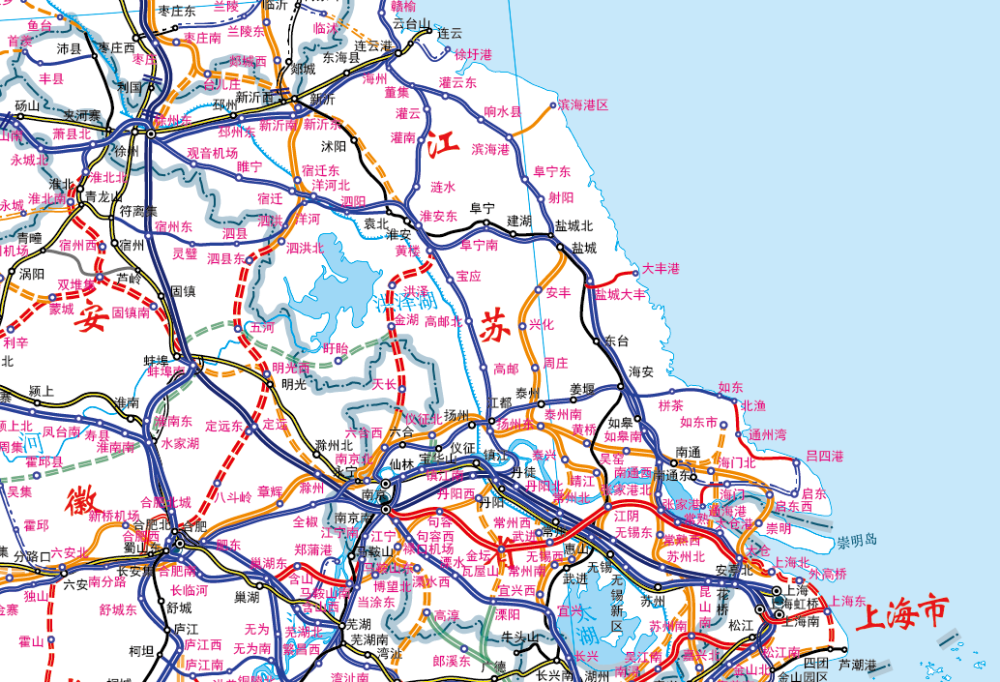 鹽城的高鐵線路建設和規劃