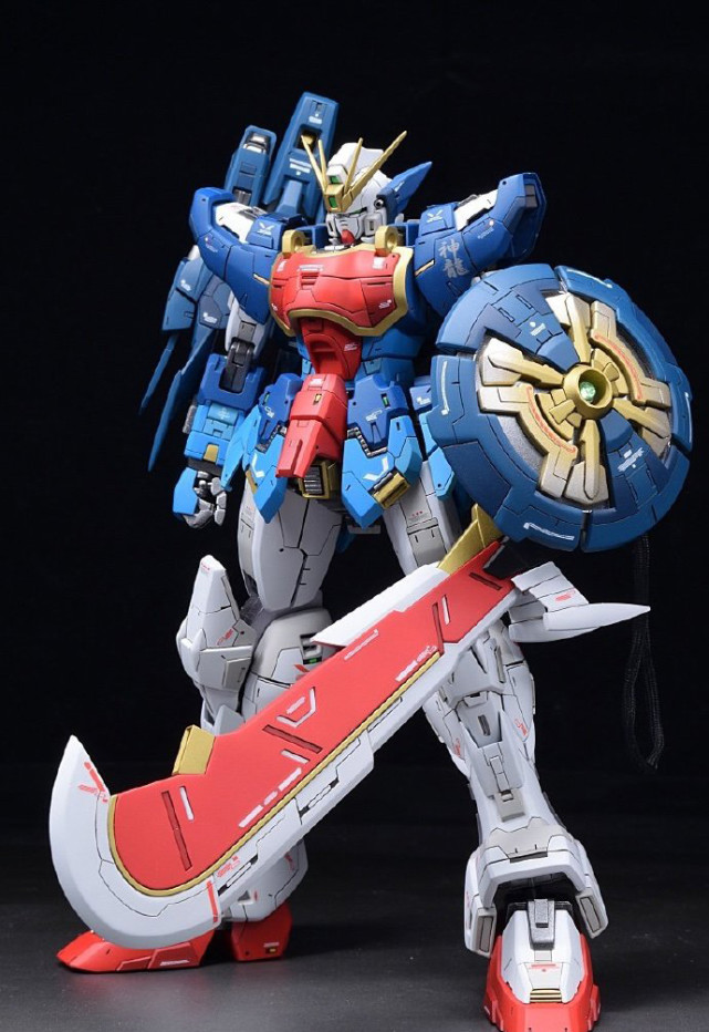 模玩控:mg比例神龙高达模型,翅膀渐变色好评