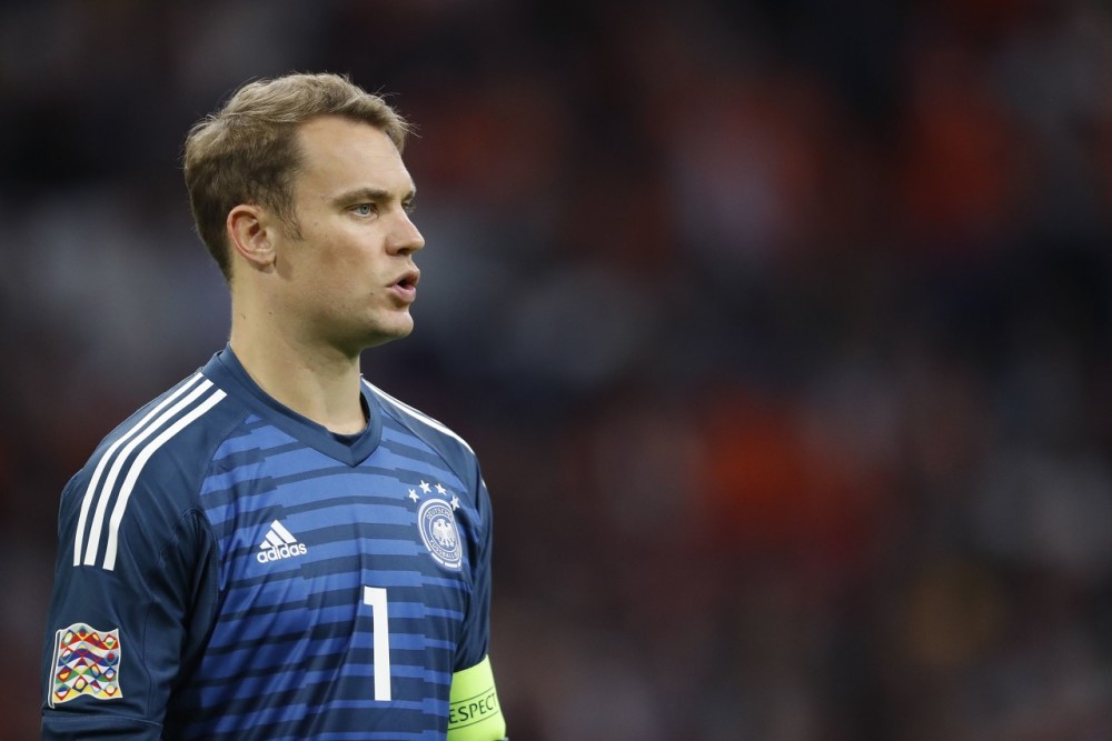 德国足协官方诺伊尔今天已恢复训练吕迪格背伤缺席