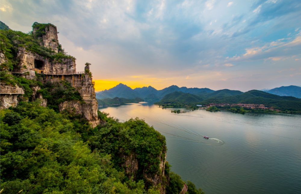 安格庄水库拦洪抗旱易水湖转型振兴乡村