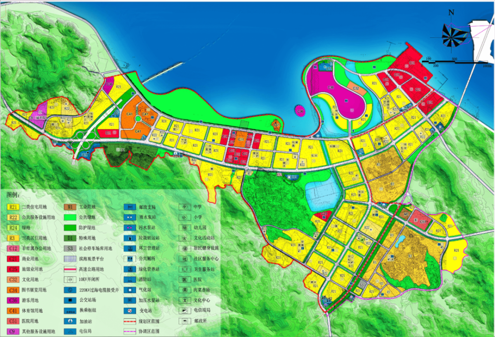 中信滨海新城南滨片区位于汕头湾南岸,濠江区北部滨海地带,片区依山面