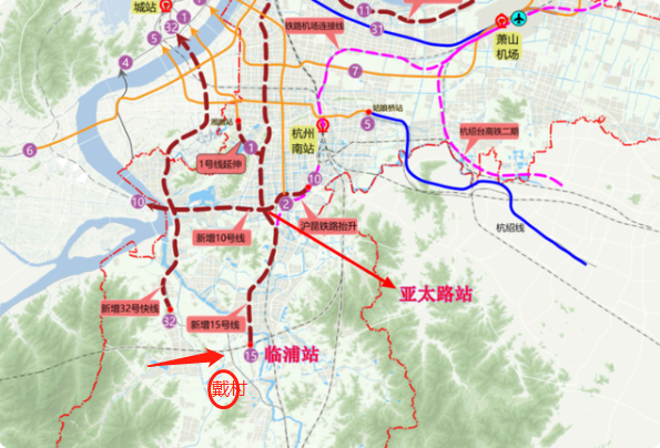 杭州至诸暨轻轨线路图图片