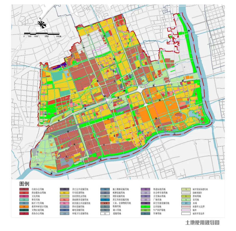 闵行主城片区南部板块单元规划草案今起公示