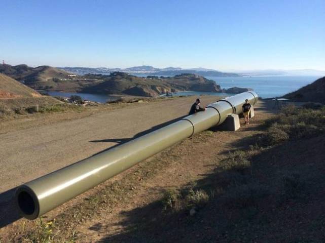 二战美军的最后防线镇守西海岸的16寸岸防炮