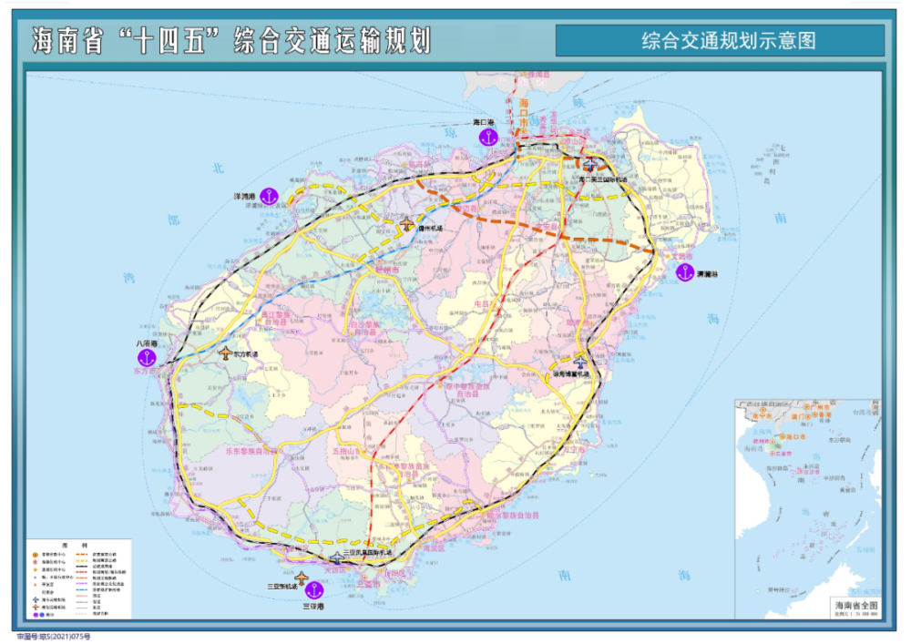 海南高速公路网规划图图片