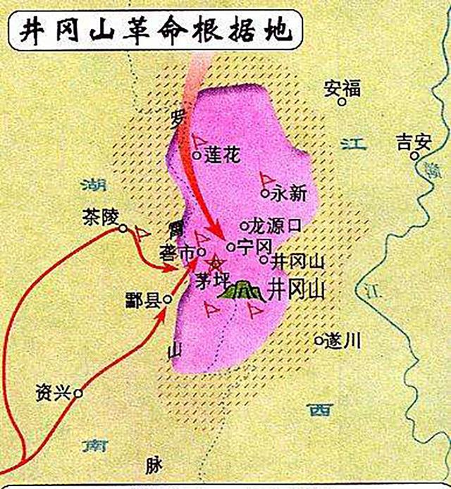 湘赣边界地图高清图片