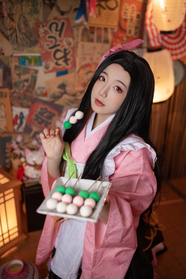 cos赏析:祢豆子女仆_腾讯新闻