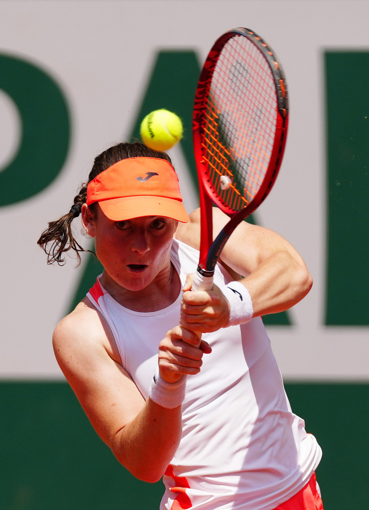 体育网球法网齐丹塞克晋级四强