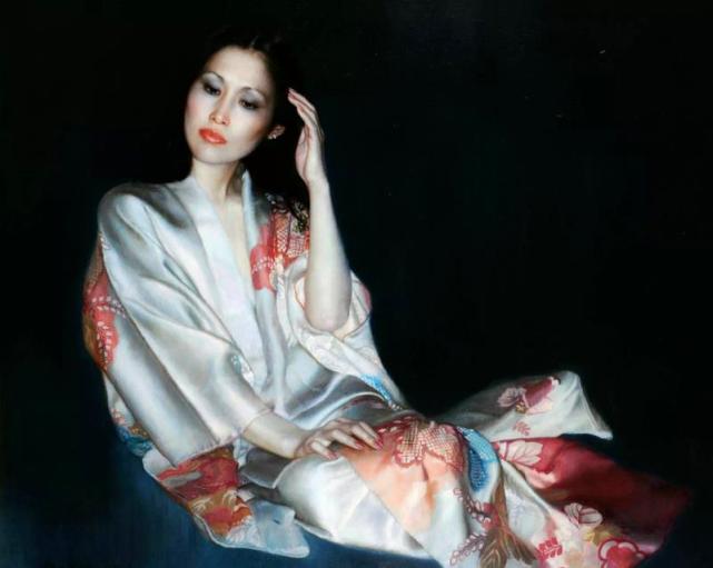 陈逸飞油画不久,旗下一名叫宋美英的模特走进了这位富豪画家的视线.