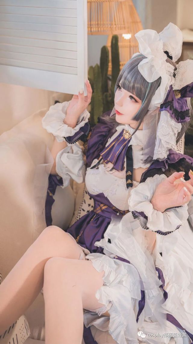 cos:二次元cos大赏碧蓝航线柴郡cos正片@然理理