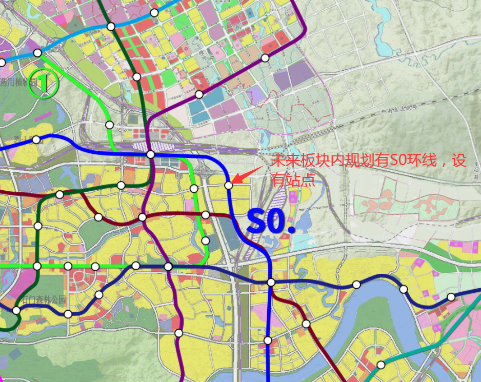 南寧軌道交通線網(2035年)part2《鳳嶺片區fl-06(高坡園藝場)》v屯 