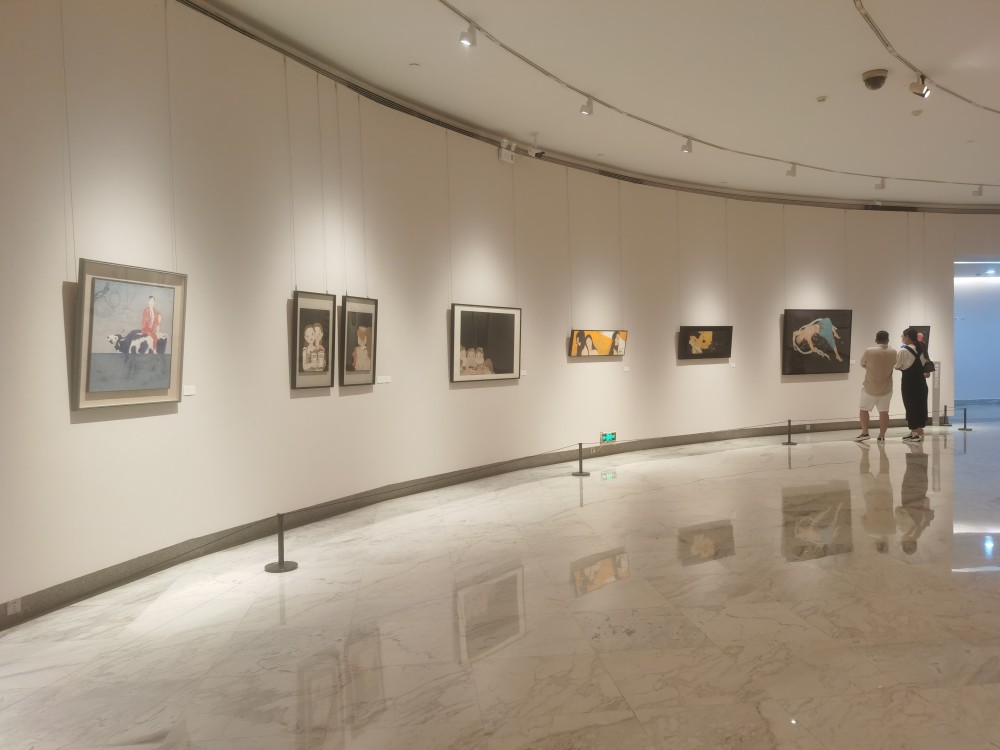 青春心印,关山月美术馆展出150余件青年工笔画_腾讯新闻