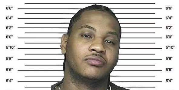 nba五大球员入狱照,科比最严肃,安东尼最不屑!