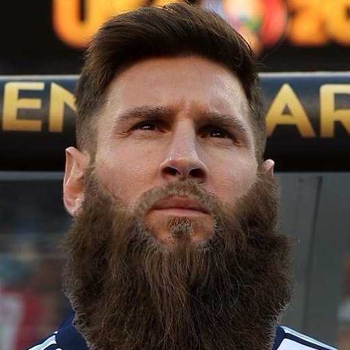 你喜欢有胡子的梅老板 还是2008年没胡子的梅西