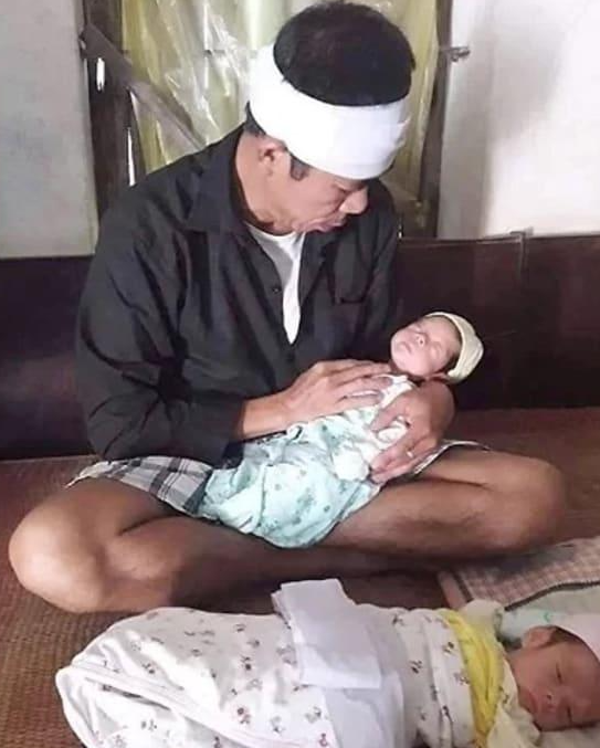 夫妻结婚25年终于盼来双胞胎 结果妻子生娃不久后离世丈夫崩溃 腾讯网