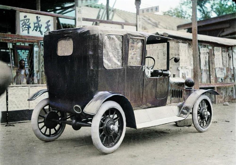 北京老照片1924年的国产小汽车精美程度超乎想象