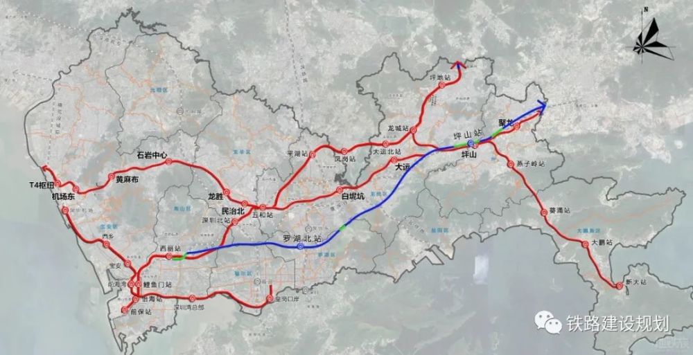 根据粤港澳大湾区城际铁路建设规划,深圳都市圈2022年前拟开工建设