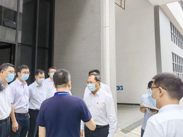 园区新闻市委常委南沙区委书记卢一先等领导一行莅临广东医谷指导防疫