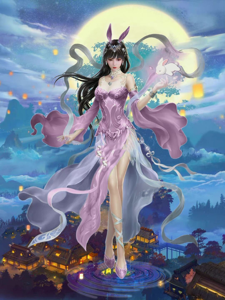 斗罗大陆大神自制古装风婚纱唐三秒变冷酷公子哥小舞丝带裙太美了