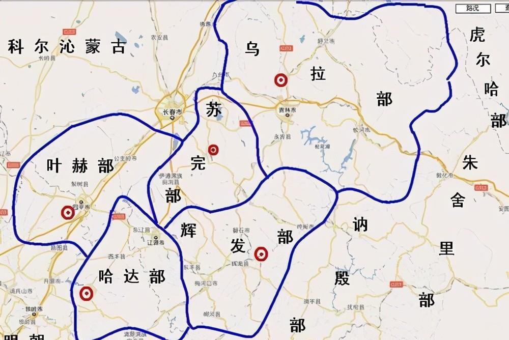 叶赫部首领布寨联合乌拉,辉发,哈达及蒙古科尔沁等九部向建州发动进攻