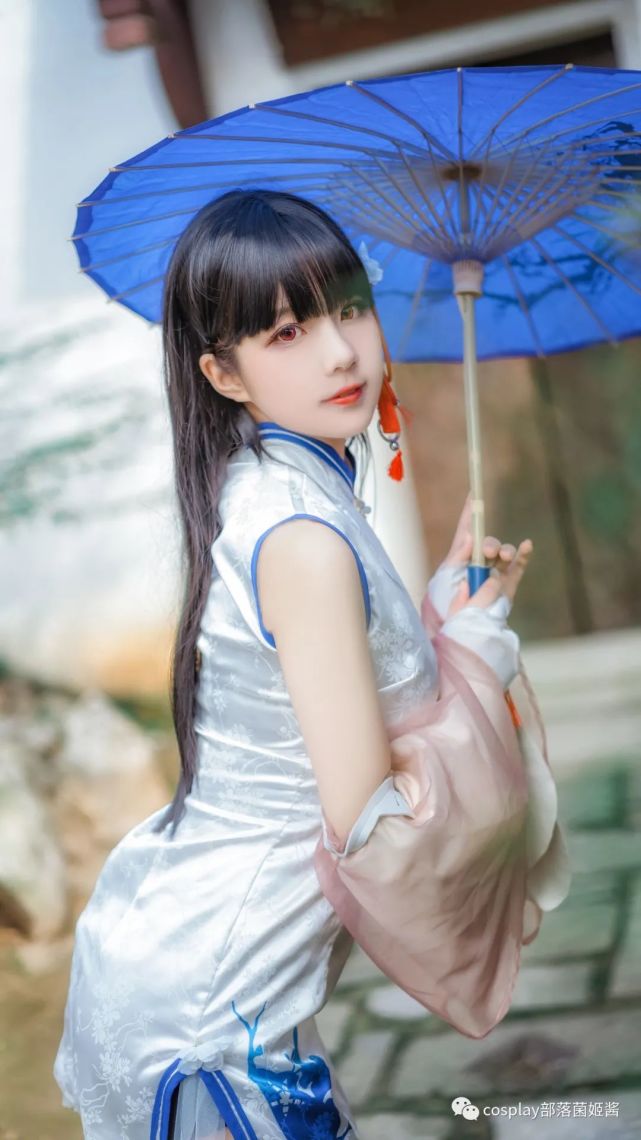 cos:碧蓝航线旗袍逸仙cos正片@希若,温柔似水