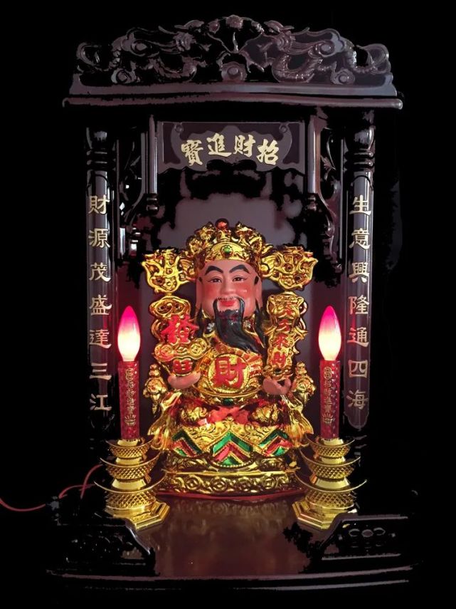 家中供养财神神像,这些基础一定要知道,做好了万事大吉!
