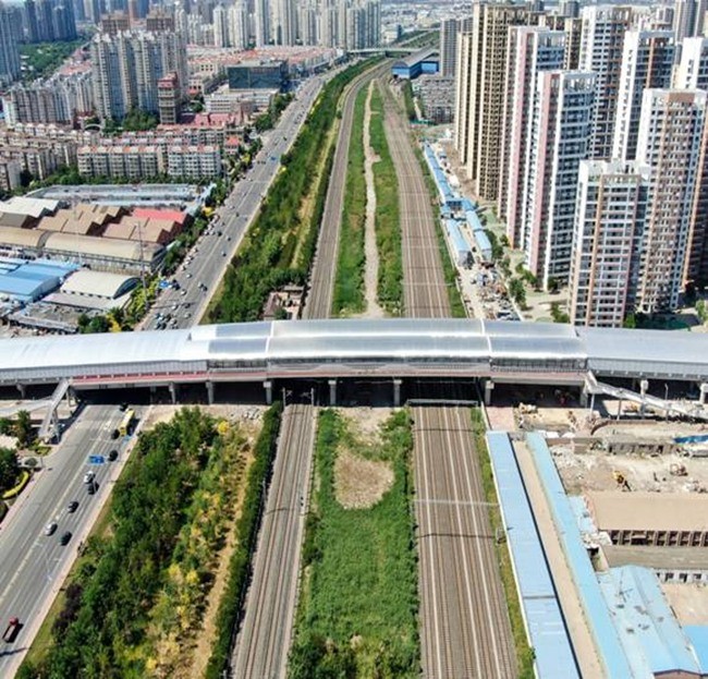 天津市滨海新区第二大街跨津山铁路立交桥工程顺利开通_腾讯新闻