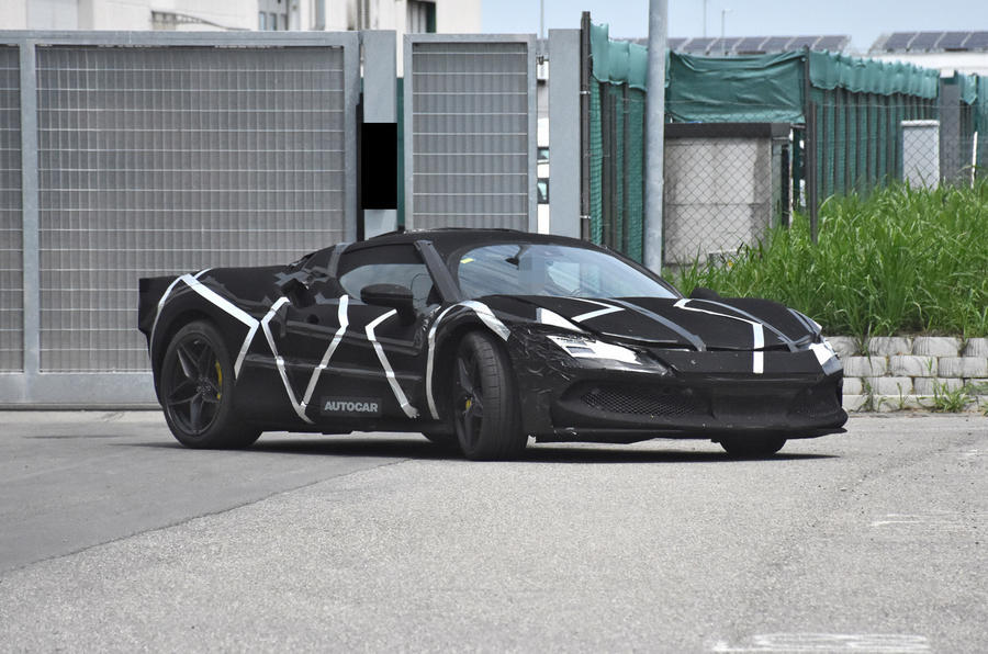 搭载v6混动系统法拉利f171谍照曝光