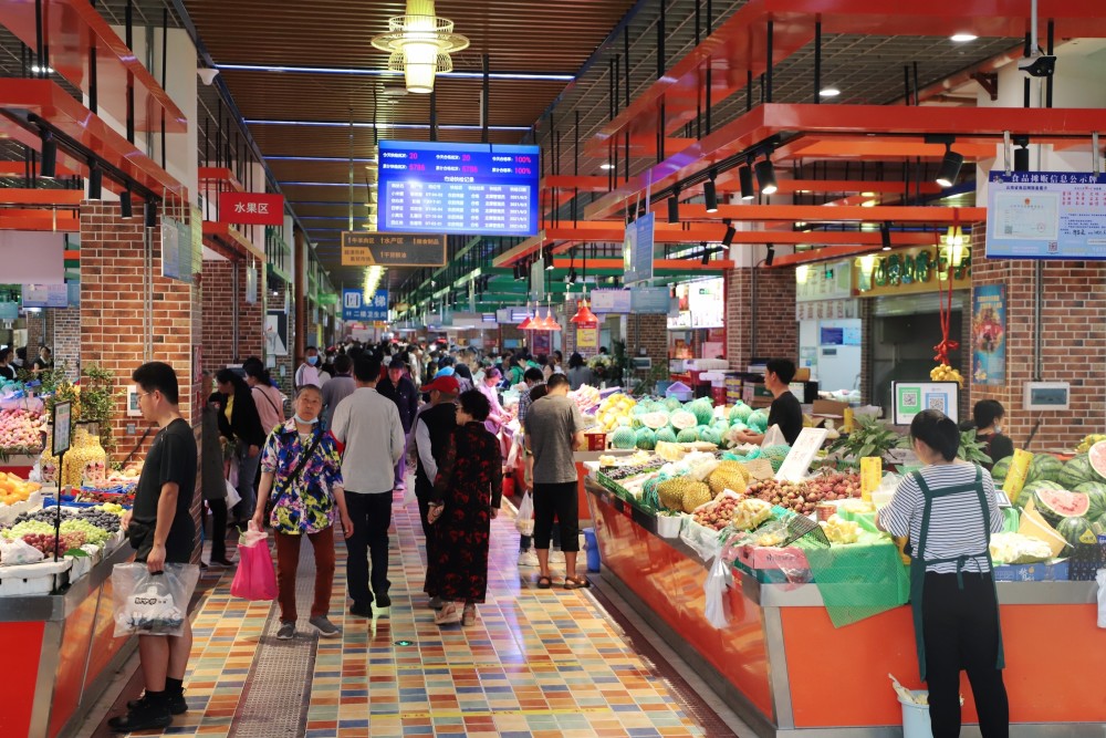 龙潭市井智慧化集贸市场让菜篮子拎得更舒心