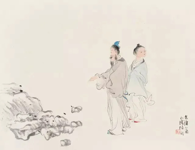 赏析︱任伯年人物画——无人超越的线条_腾讯新闻