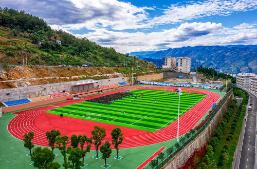 组图巴东一中校园美如画