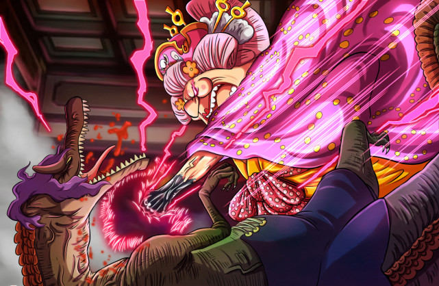 海贼王1016话末尾出现拉丝画面难道大和也会霸王色缠绕