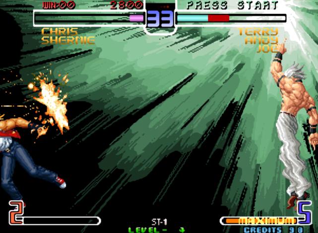 拳皇绝不能吃的必杀中一次等于1个币夏尔米比岩浆拳还狠