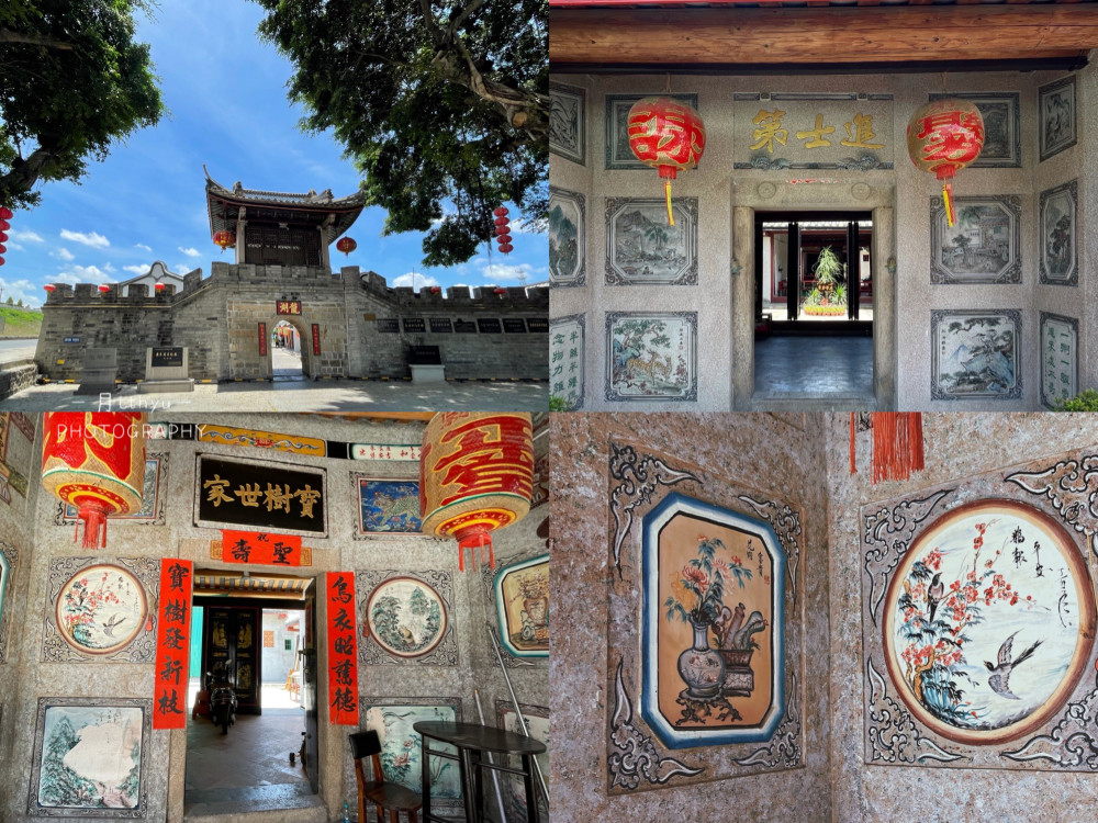 较为著名的龙湖寨南北门,姚探花府,方伯第,太卿第,夏氏府(夏雨来故居)
