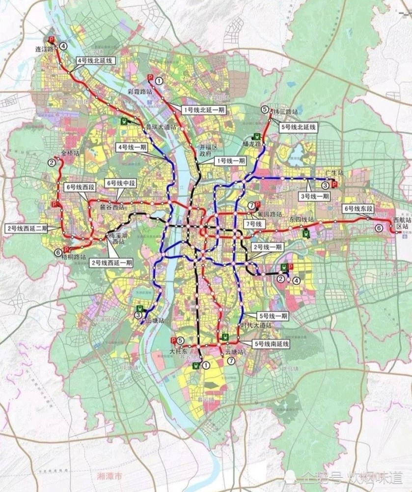 長沙地鐵1號線未來與長株潭城際軌道交通連接株洲和湘潭人民去長沙更