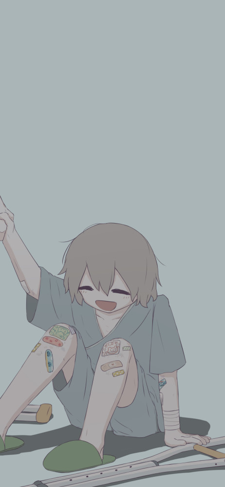 神仙抑郁黑暗插画治愈系背景