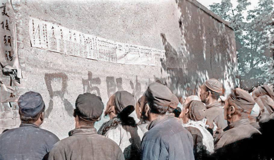 放榜,古代状元放榜围观,科举放榜_大山谷图库