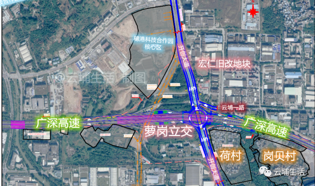 黄埔无地可卖烂地盖楼盘萝岗立交改造获批拟建21栋高层住宅7栋商务