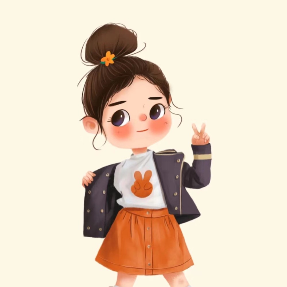 超可爱的女生头像阳光看见我们都会微笑