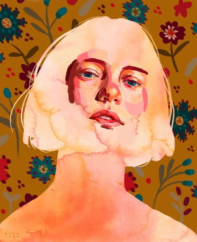 阿姆斯特丹艺术家risochan插画设计作品