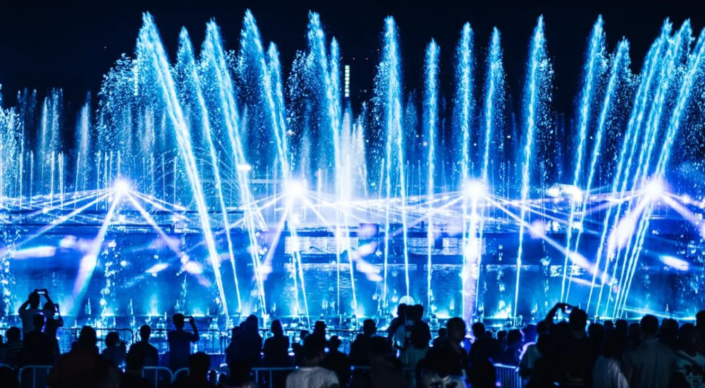 浑南中央公园音乐喷泉今晚正式开启