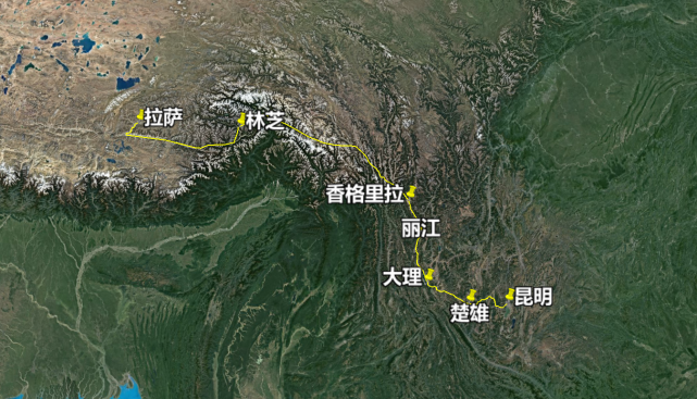 恭喜西藏云南人滇藏铁路最新进展曝光站点位置与线路走向