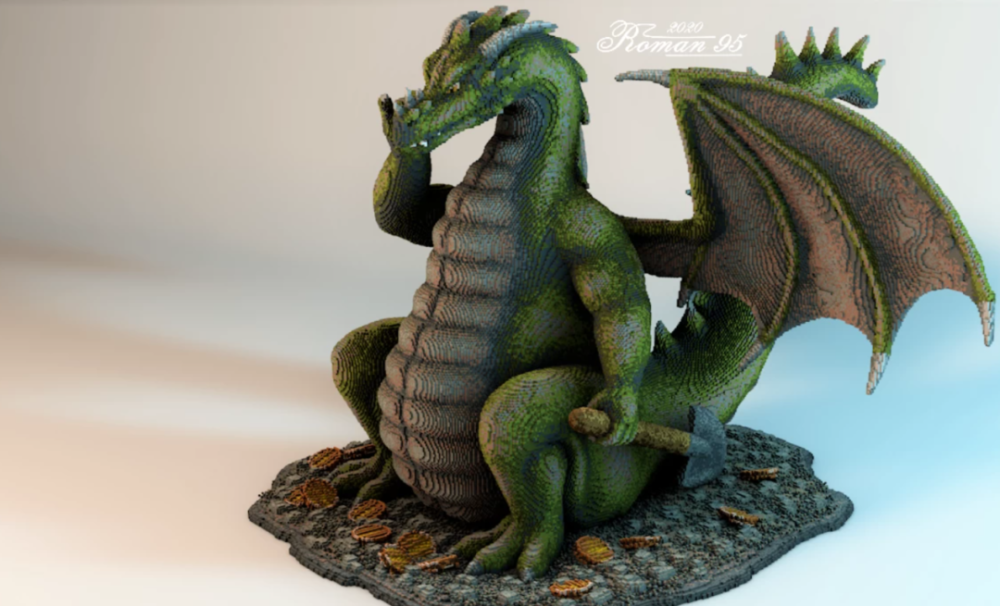 《我的世界》大白天出现的龙竟然长这样?这造型甩末影龙一条街!