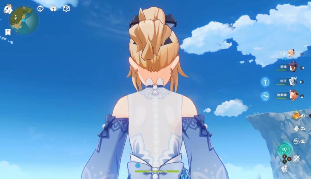 原神别老看琴的腿环了视角调到后背会发现少了些东西