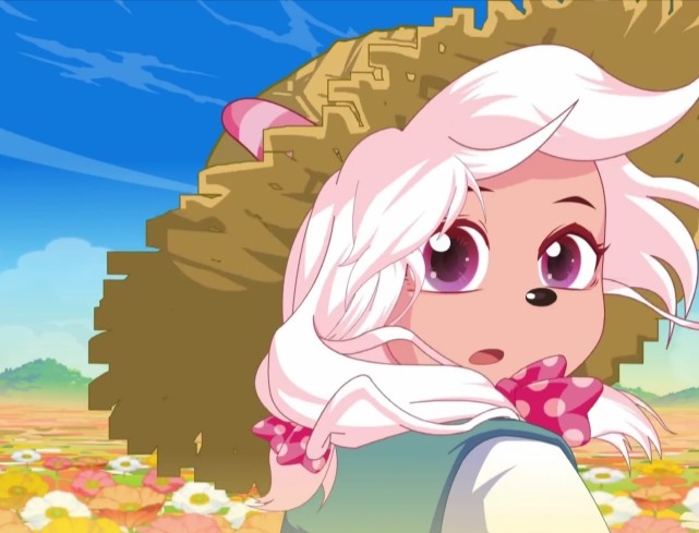 决战次时代未来的美羊羊笑起来真好看像春天的花一样