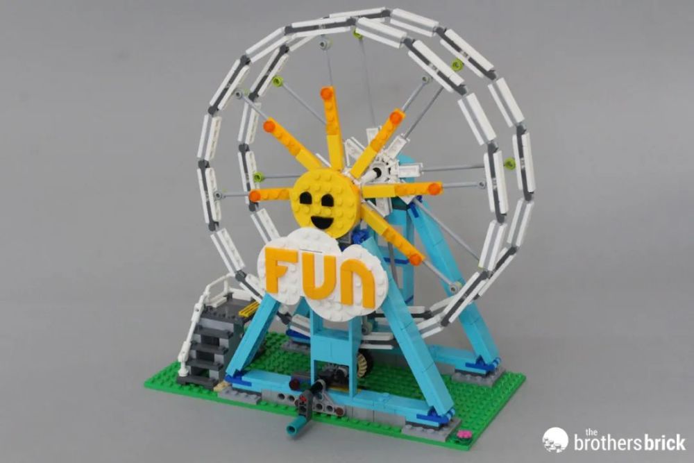 乐高创意百变三合一31119摩天轮开箱测评_腾讯新闻
