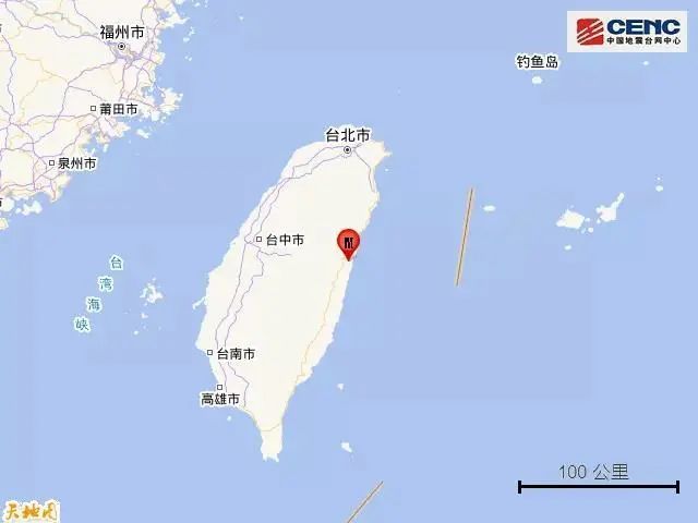 突发 台湾发生4 9级地震 深度8公里 腾讯新闻